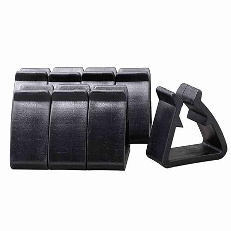 Siena Garden 8 Stück extra Starke Verbinder für Lounge Set Clips Klammern für Gartenmöbelset aus Polyrattan 54x30