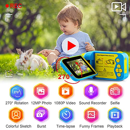 PROGRACE Kids Video Camera Boys Camcorder