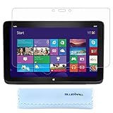 BIRUGEAR Bundle Premium HD Crystal Clear LCD Screen Protector for HP Split x2 13 13-g100 x2 PC 13.3'' Detachable Windows 8 hybrid Tablet PC w/ Microfiber Cloth