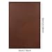 8 Pieces Leather Repair Patches, First-aid for Sofas Car Seats, Handbags Jackets, 8-inch by 12-inch, Brown