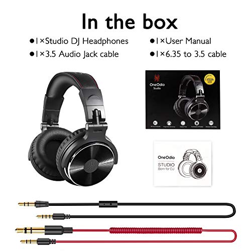 5 OneOdio+Adapter+Free+Headphones+Professional+Telescopic