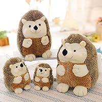 fanmaosdf Cute Charming Cartoon Fashion Funny Pretty Stuffed Animals Hedgehog Big Hugging Pillow Soft 3D Plush Toy Doll Ultra Fabric Bed Chair Bolster Nursery Decoration Gift for Kids 38cm