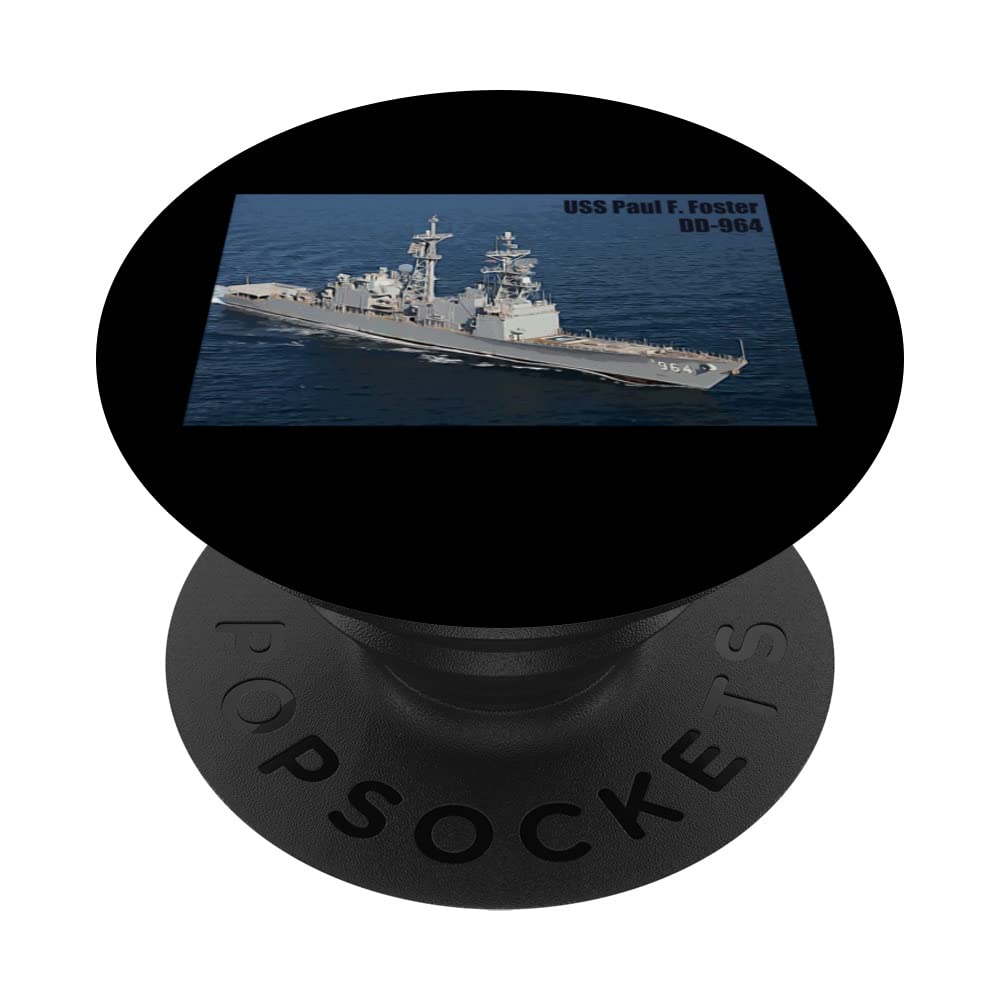 USS Paul F. Foster DD-964 US War Ship PopSockets Swappable PopGrip
