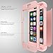 iPod Touch 6 Case,iPod Touch 5 Case,SLMY(TM)Heavy Duty High Impact Armor Case Cover Protective Case for Apple iPod touch 5 6th Generation (Rose Gold)