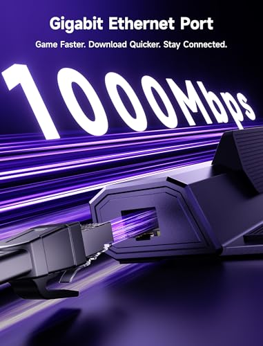 JSAUX Upgraded Docking Station 4K@120Hz for Steam Deck OLED/ROG Ally X/Legion Go (S)/MSi Claw, 6-in-1 Steam Deck Dock with HDMI 2.1, Gigabit Ethernet, 3 USB 3.0, 100W Charge for Steam Deck LCD-HB0603