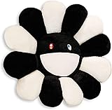 SNEPOO Smile Face Plush Rainbow Pillow, Sunflower