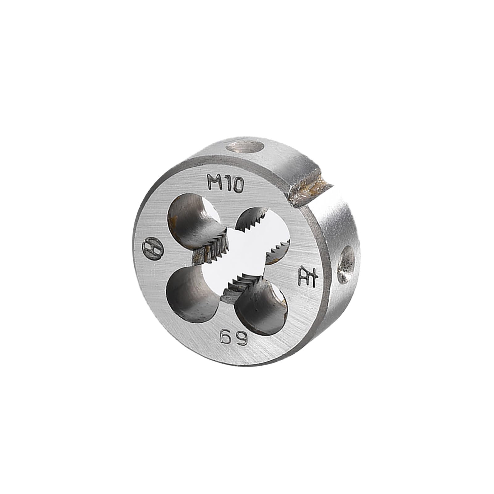 CoCud Metric Adjustable Round Die, M10 X 1.5, Alloy Steel Thread Left Hand Threading Die - (Applications: for Processing External Threads for Metal Plastic)