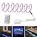 LED Strip Light 9.8ft, TV Bias Lighting for 50 to 75 inch HDTV, Multicolor Light Strip with Remote and 12V Adapter, RGB Backlight for Under Cabinet,Shelf,Kitchen,Home Theater, 3 Meter Color Changing