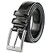 Marino’s Men Genuine Leather Dress Belt with Single Prong Buckle.