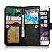 For iPhone 6 Plus Case, Roybens 9 Card slot PU Leather Wallet Case 2 in 1 Magnetic Detachable back cover Flip case with strap For Apple iPhone 6 Plus (5.5) Black