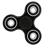 BING RUI CO- Fidget Spinner Decompression Hand Spinner Toy With Premium Hybrid Ceramic Bearing - Finger Toy, Perfect For ADD, ADHD, Anxiety, and Autism Adult Children (black)