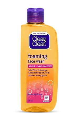 Clean & Clear Foaming Face Wash, 150ml