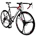 Eurobike Road Bike 700C Wheels 21 Speed Disc Brake Bicycle 54cm/Medium Frame Size (3 Spoke mag Wheel)thumb 1