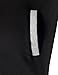 Messic for Juniors Sweaters & Hoodies, Women's Slim Fit 1/4 Oblique Zipper Hoodie Sweatshirt,Black,Medium