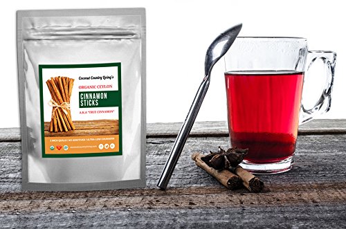image for Organic True Ceylon Cinnamon Sticks 8 oz Fair Trade Certified, Freshly