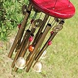 YESURPRISE Large Wind Chime Yard Garden Outdoor Noisemaker Home Decoration Windchime Bells Pavilion Copper Coin