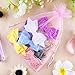 SIQUK 10 Pcs Glitter Hair Bows with a Storage Bag