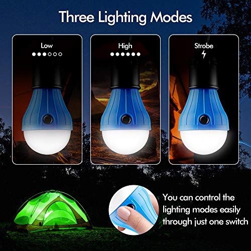 FLY2SKY Tent Light 3 Packs Tent Lamp Camping Lights Portable LED