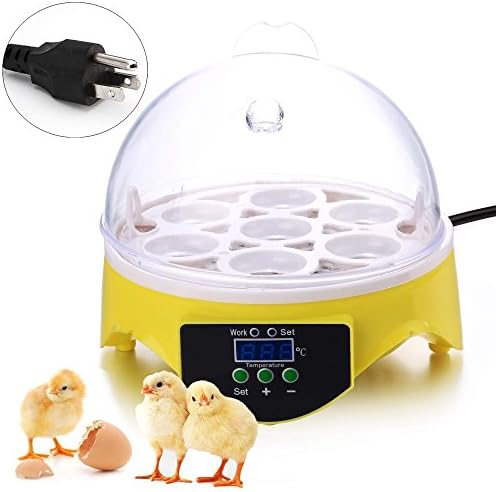 Acazon Digital Mini Hatching 7 Egg Incubator Chicken Duck Egg Incubator Egg Hatcher (US STOCK)