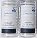Basic Plastic Shower Curtain Rings - Clear - 2 Pack