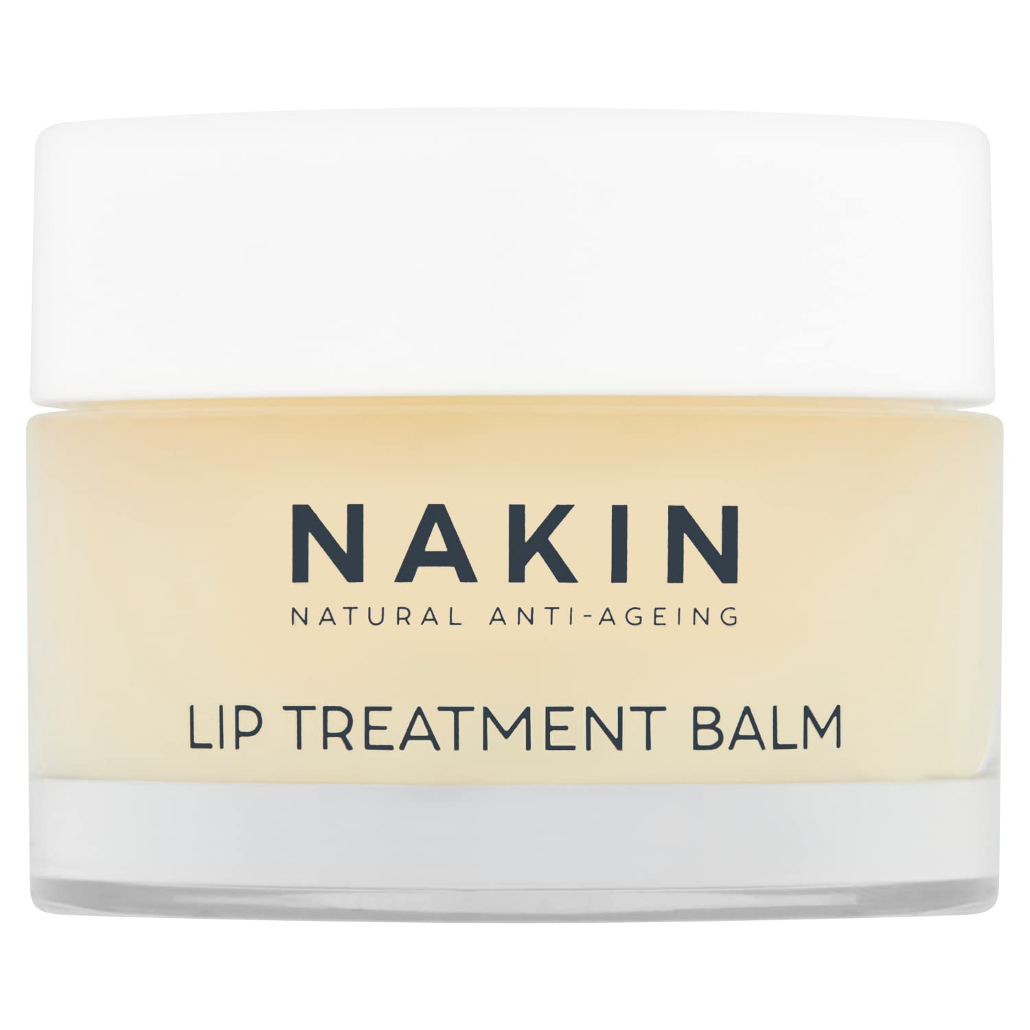 Nakin Lip Treatment Balm 15ml – Natural Lip Balm for Dry, Cracked Lips, Hydrating & Repairing Lip Care with Shea Butter & Argan Oil, Anti-Ageing Lip Conditioner, Vegan Skincare UK