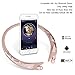 CRUISE V4.1 Bluetooth Headphone, Wireless Neckband Headset, Sport Sweatproof with Retractable In-ear Earbuds, Noise Cancelling Stereo Earphones with Mic for iPhone/ Android Cellphone (pink gold)