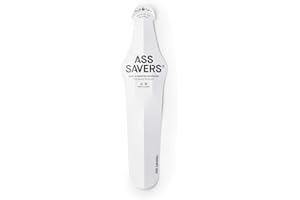 ASS SAVERS New Generation 4 Rain Fenders Flip Tip Clip On Mudguard Bicycle Fender White