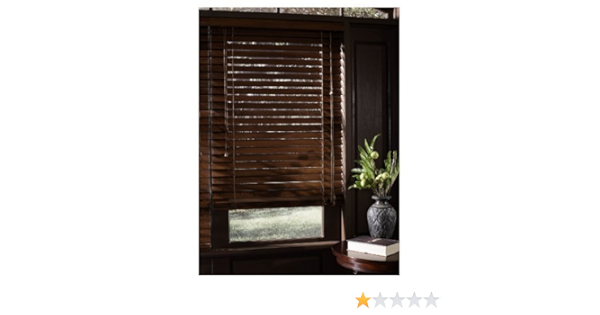 Amazon Com Levolor 66 W X 64 L Rustic Oak Plantation Blinds Home Kitchen Amazon Com Levolor 66 W X 64 L Rustic Oak Plantation Blinds Home Kitchen
