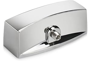 CHANGTA Range Valve Knob for Kitchen Gas Stove, Oven Hob Panel Control Knob Compatible with D-Shaped air Interface Burner Gas Valve, Upgrade Replacement Commercial Grill Chrome Knobs