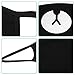 Accmor 6 Pack Black Anti-Dust Anime Cotton Mask, Cute Unisex Face Mouth Mask for Kids Teens Men Women (Sun Star Zipper Pattern)