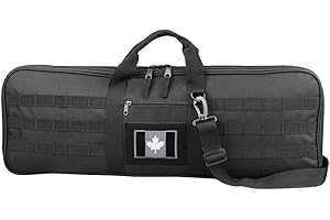 KRATARC Archery Takedown Recurve Soft Bow Case Tactical Bow Holder Bag (Black)