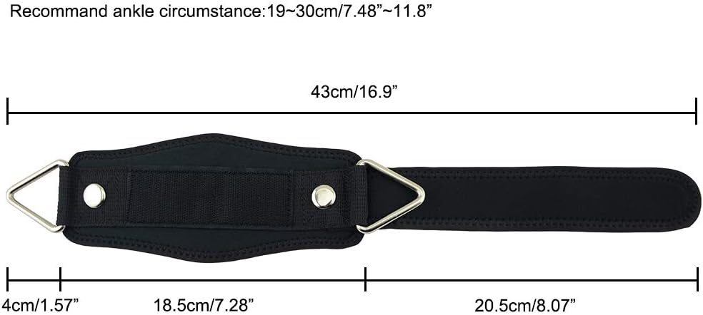 HemeraPhit Ankle Straps for Cable Machine Gym Workout Padded Ankle Cuffs for Leg Exercise (#2) - Image 4