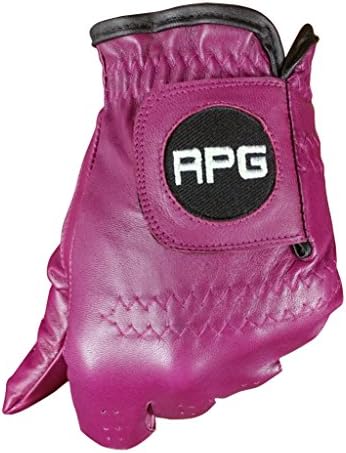RPG COLORED GOLF GLOVES 100% CABRETTA LEATHER-WOMENS LH (Sangria, Medium)