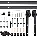 6.6FT Sliding Barn Door Track Rail Sliding Track Hardware Kit Barn Wood Door Basic Sliding J Shape Steel Track Hardware Kit