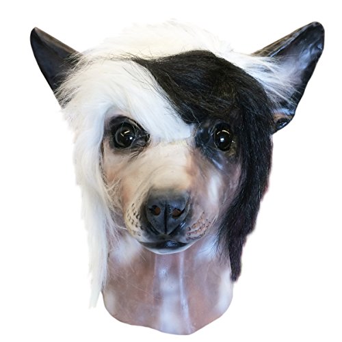 Chinese Crested Dog Costume Face Mask - Off the Wall Toys Kennel Club