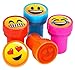 RIN (48) Emoji Stampers ~ 1.38'' Emoticon Party Favors ~Teacher Prize ~ Secret Santa ~ Giveaway ~ Birthday Goody Bag Fillers ~ Fair Prize ~ Toy