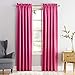 Sun Zero Barrow Energy Efficient Rod Pocket Curtain Panel, 54