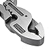 MEJOY 9 in 1 Multitool Keychain Plier Multifunction Plier Portable Pocket Indoor and Outdoor Folding Multitool White
