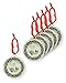 Juvale 6 Pack Christmas Holiday Ornament - Tree Picture Frame Ornaments Green Decorations