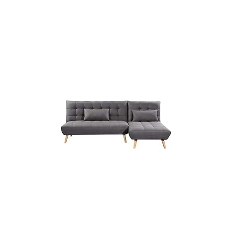 Jonas Canapé Dangle Réversible Convertible 4 Places Tissu