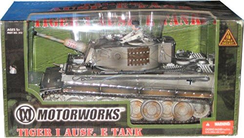 Motorworks Tiger 1 AUSF. E Tank #313 with Variant White Winter Uniform Driver Action Figure