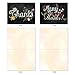 M2358TYB Chalk And Roses: 10 Assorted Blank Thank You Note Cards Featuring Chalkboard Styled Written Gratitudes Combined with Beautiful and Colorful Floral Sprays, w/White Envelopes.