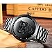 Mens Black Big Face Watches Men 30M Waterproof Large Luxury Casual Stainless Steel Mesh Wrist Watch for Men
