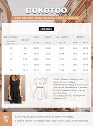 Dokotoo Women's Casual Dress Button Up Sleeveless