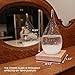 Storm Glass, Large | Weather Predicting Storm Glass, Glass Forecast Barometer | Desk Decor by Average Gents | Size: 4.5