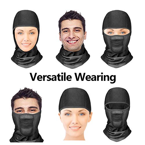 YINXN Balaclava Mask, Winter Ski Mask Balaclava Face Mask Windproof Fleece Tactical Balaclava Face Mask for Men, Women, Skiing, Cycling, Snowboarding