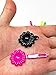 Tara Girls Self Hinge Plastic Bow Hair Barrettes Selection Pack Of 2 (BR24)