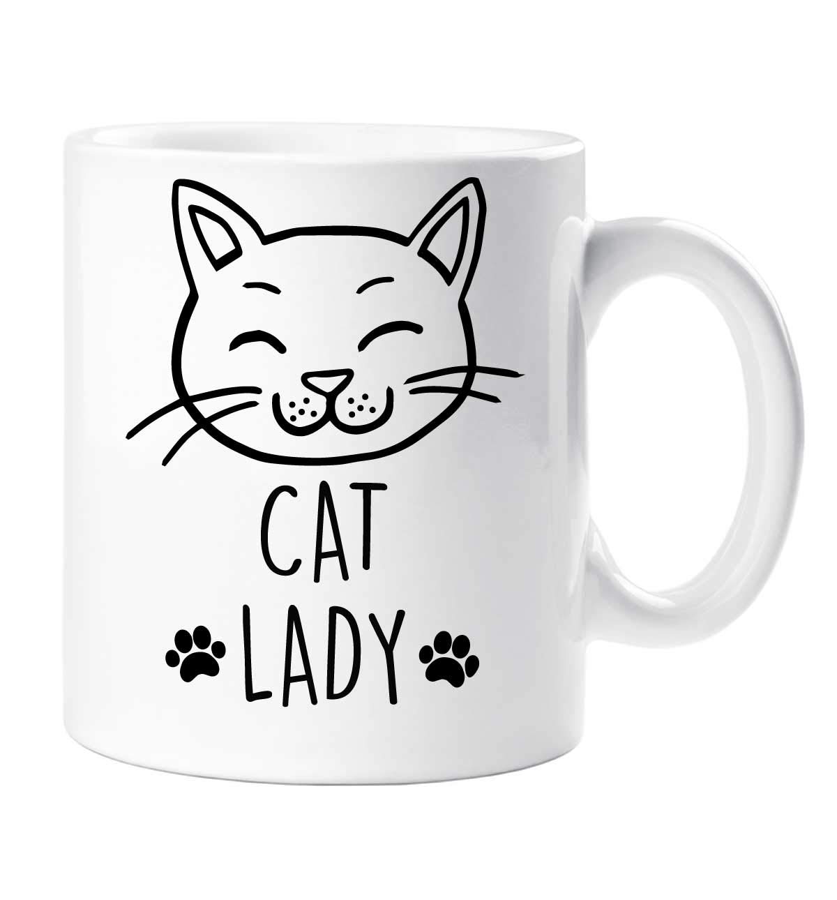 60 Second Makeover Limited Cat Lady Mug Pet Present Kitten Cat Quote Friend Funny Mug