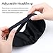 MYCARBON Real Silk Eye Mask Sleep Mask for Women Black Light Weight Travel Sleeping Mask Super Soft Eye Cover for Men and Kids