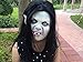 Sinma【Ghost Mask】Latex Creepy Scary Toothy Zombie with Hair for Cosplay